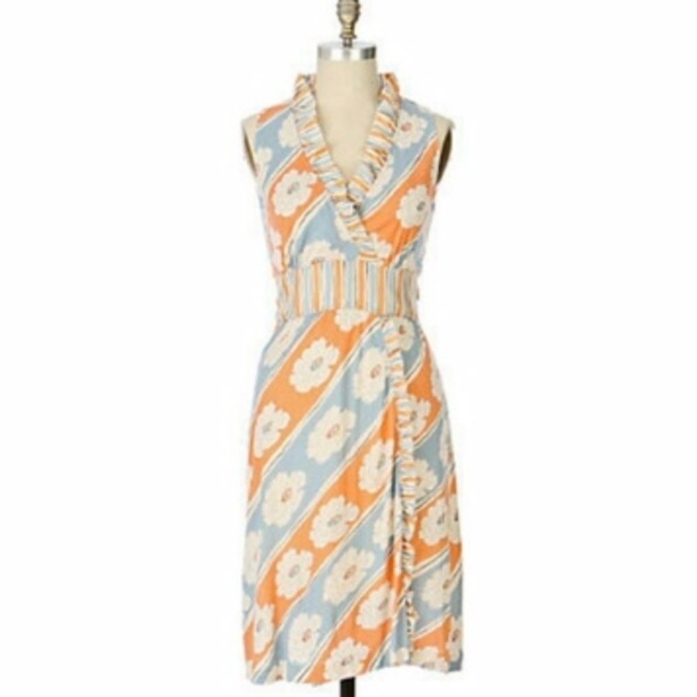 Anthropologie RicRac Florist's Holiday Dress XS
